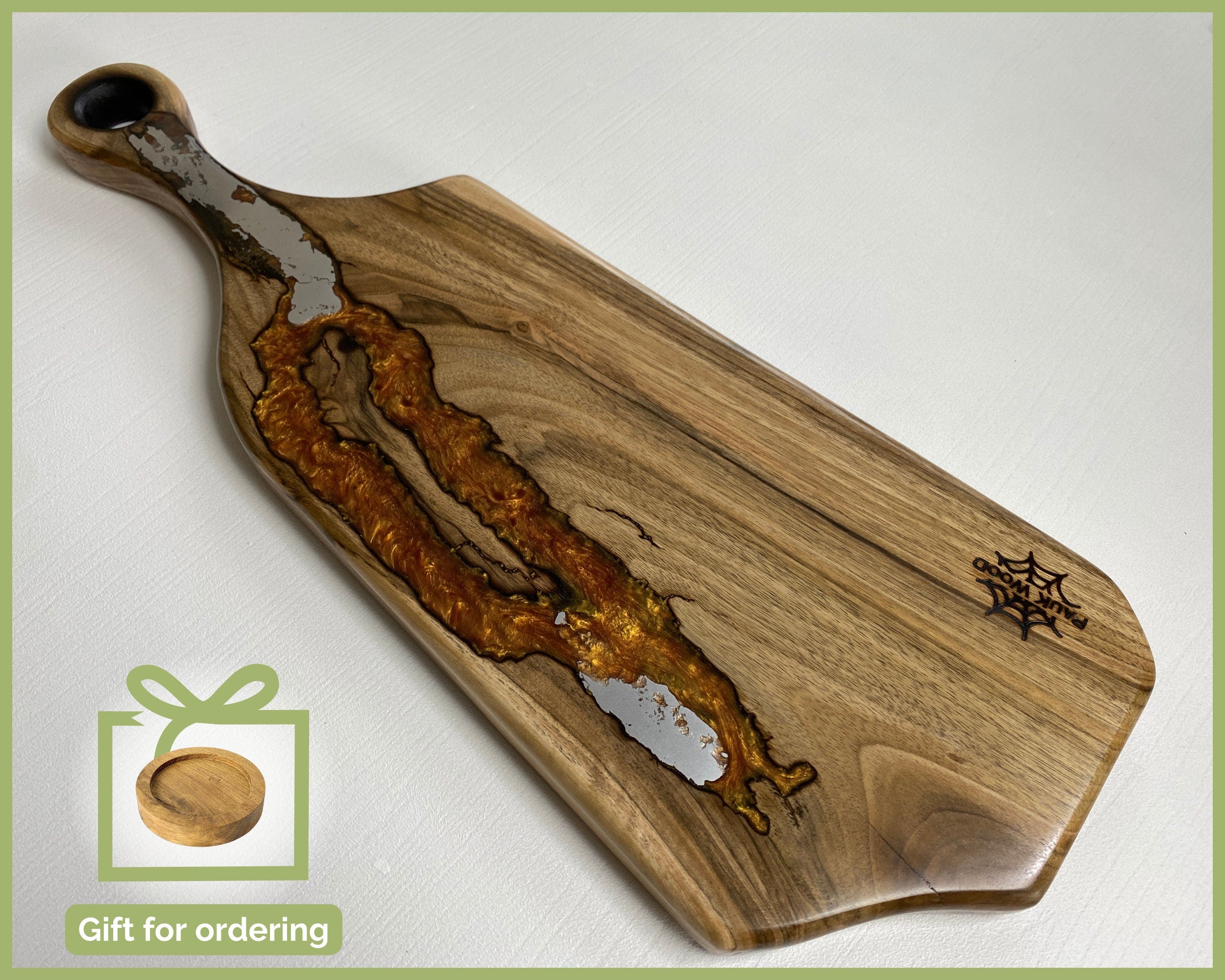 Epoxy charcuterie board, charcuterie board, wood board, rustic charcuterie board, board epoxy, cutting board walnut, handmade board