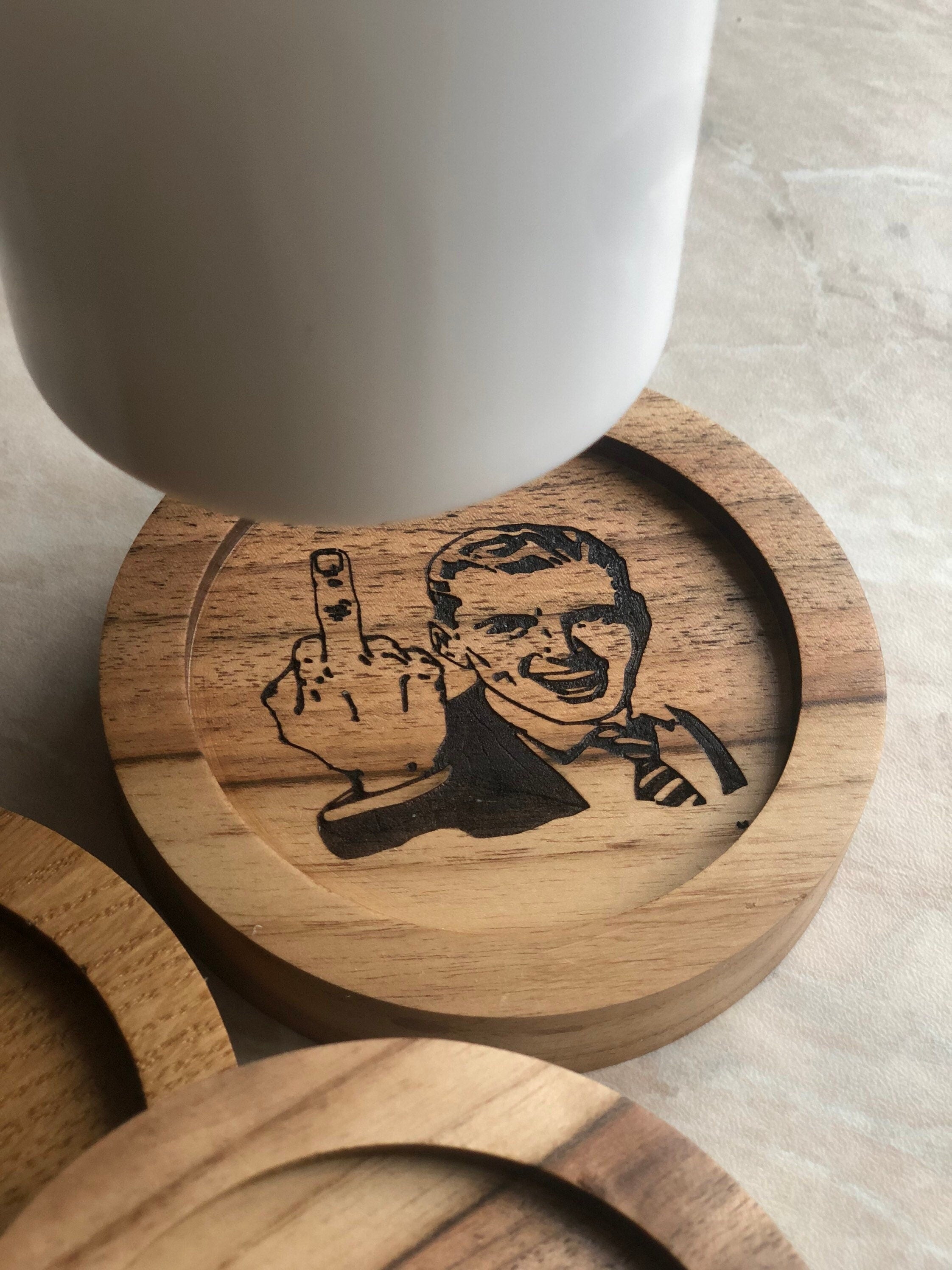 Personalized wooden coaster, wooden coaster, bar coasters personalized cup, logo personalized coasters, personalized coasters