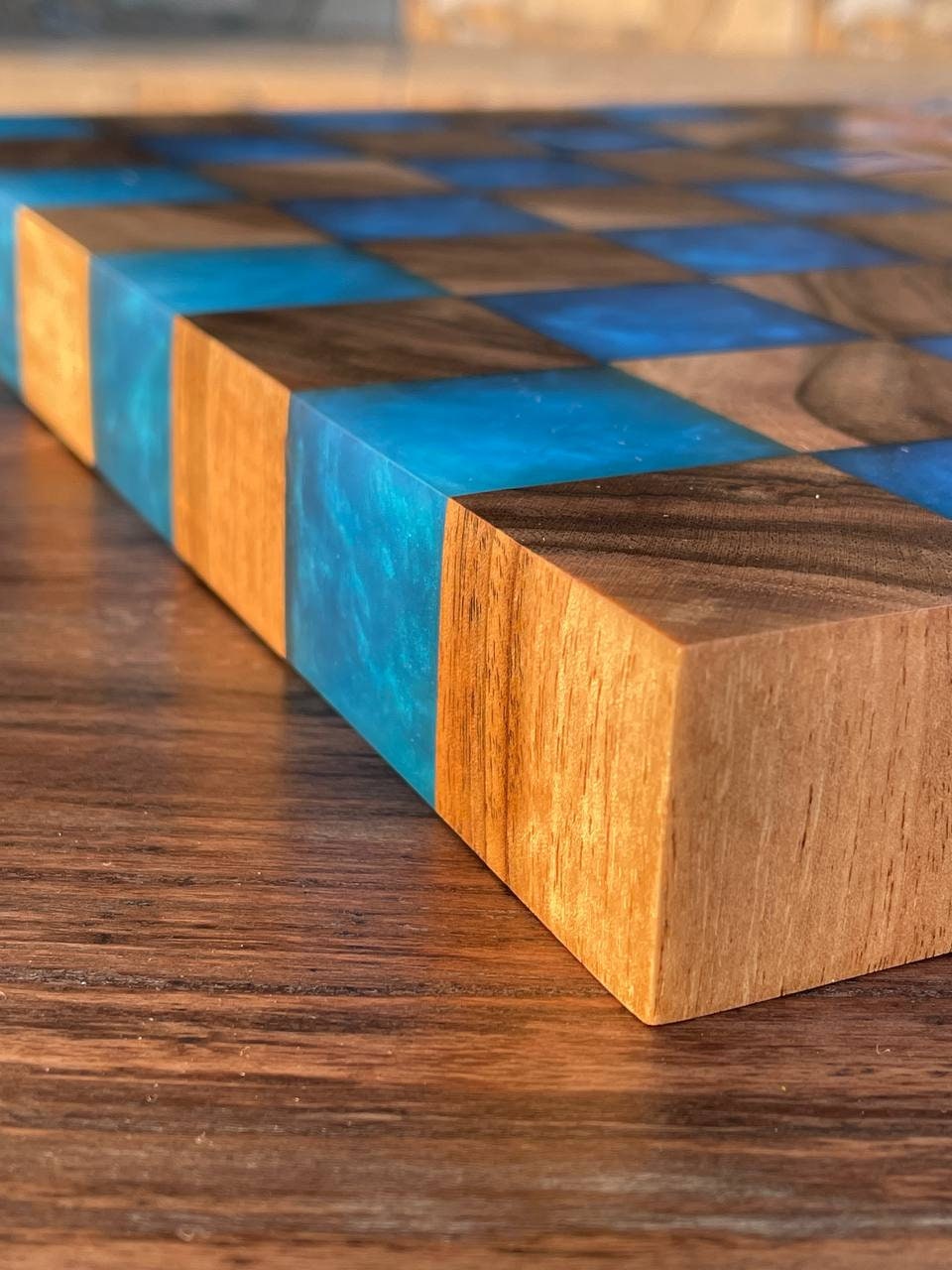 Epoxy chess board, epoxy resin chess, boardchess board, unique chess, custom chess board, resin chess board, chess gifts, chess board modern