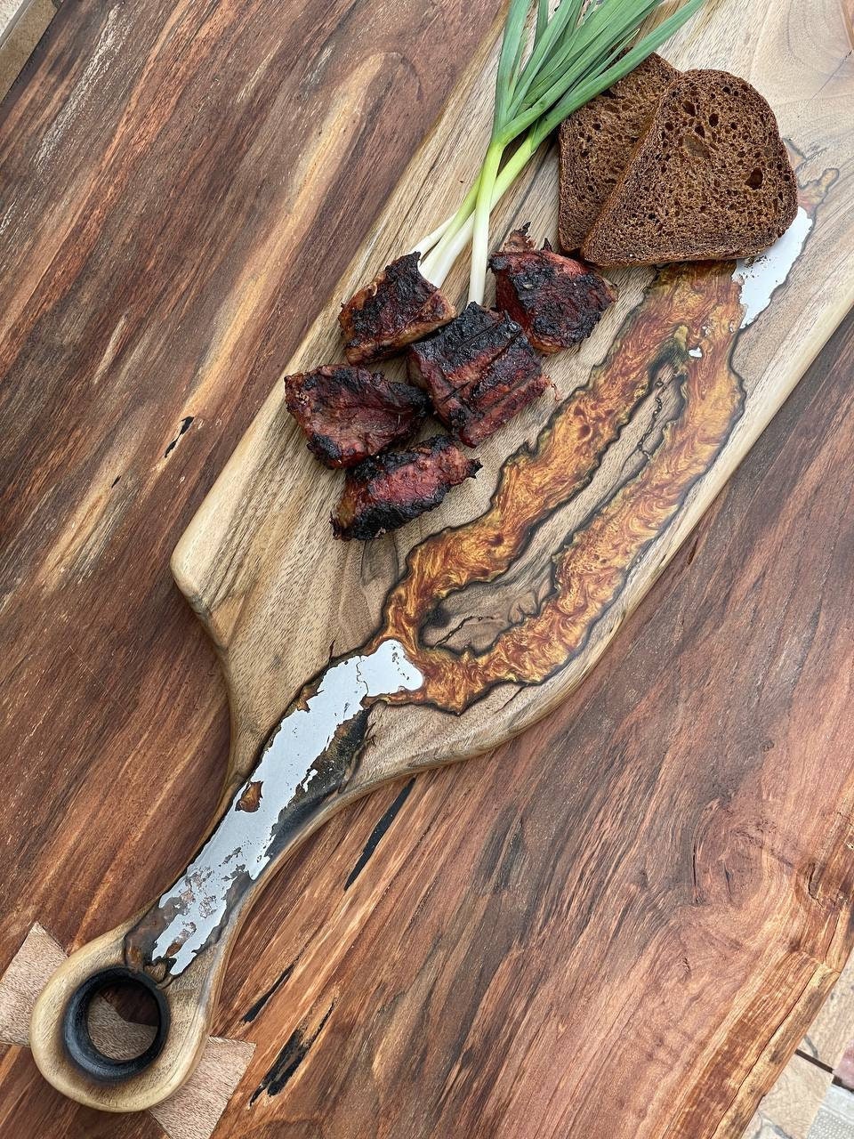 Epoxy charcuterie board, charcuterie board, wood board, rustic charcuterie board, board epoxy, cutting board walnut, handmade board
