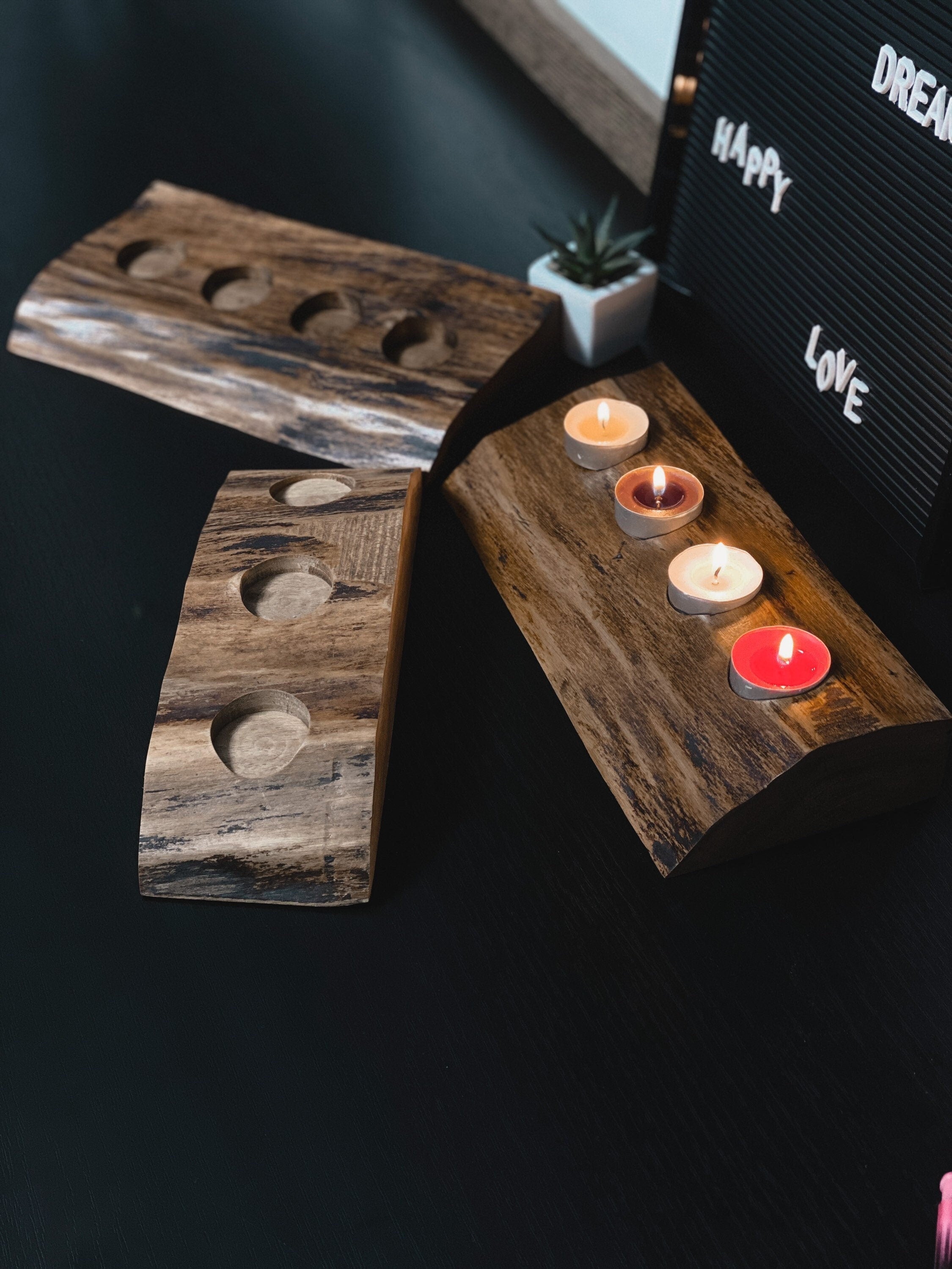 Wood candle holder, natural wood candle holder, minimalist candle holder, candle favor, drip candle holder, modern candle, candle holder