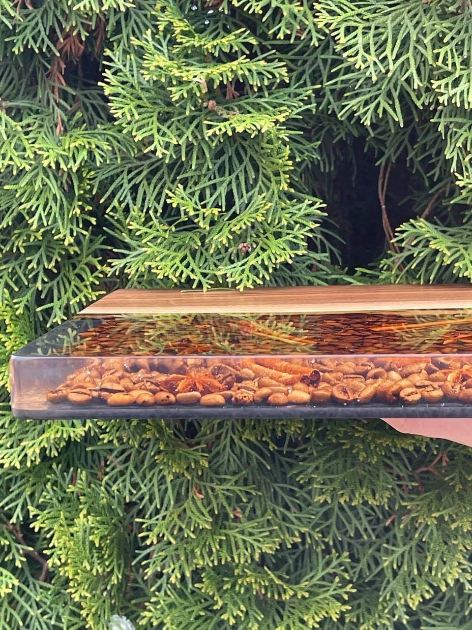 Breakfast wood tray, coffee table tray,  serving tray with handles, breakfast in bed, modern ottoman tray, serving tray