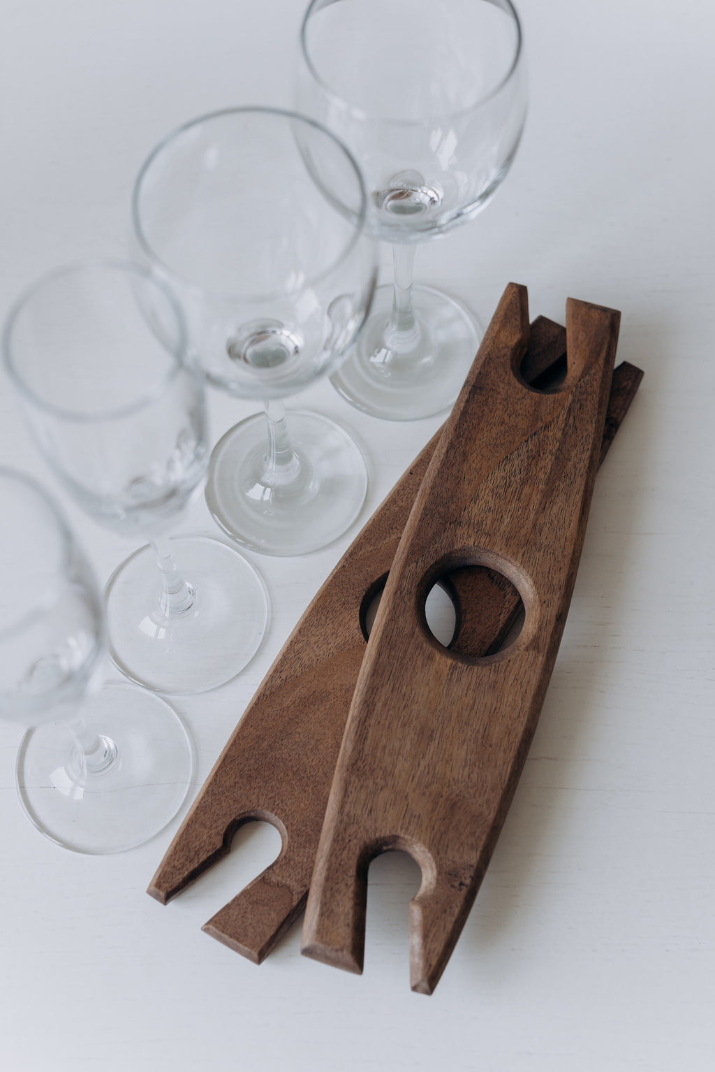 Wine Bottle Holder,Personalised Engraved Wooden Wine Glass and Bottle Holder, Custom Gift Idea, Wine Holder, Wedding gift for couple unique
